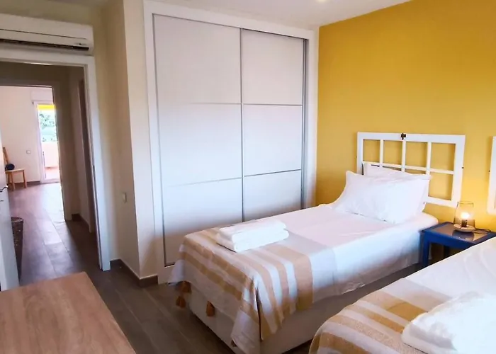 Blue & Yellow Penthouse With Terrace At Balaia Mar